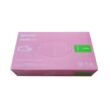 Kép 1/2 - Gumikesztyű egyszer használatos pink nitril púdermentes M méret fekete 50 db/dob