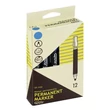 Kép 2/3 - Alkoholos marker GRAND kerek kék