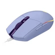 Kép 3/5 - Egér vezetékes LOGITECH G102 LightSync USB 6 gombos 8000 DPI lila