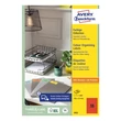 Kép 2/5 - Etikett AVERY 3452 105x37mm univerzális piros 1600 címke/doboz 100 ív/doboz