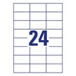 Kép 3/5 - Etikett AVERY 3474 70x37mm univerzális 2400 címke/doboz 100 ív/doboz