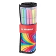 Kép 1/3 - Filctoll STABILO Pen 68 Arty feltekerhető 25 darabos