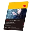 Kép 2/2 - Fotópapír KODAK Fine Art Smooth A/4 230 g 20 íves