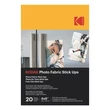 Kép 1/2 - Fotópapír KODAK Photo Fabric 10x15 cm felragasztható és visszaszedhető 20 íves
