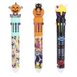 Kép 1/3 - Golyóstoll NEBULO nyomógombos 10 színű 0,5mm halloween