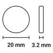 Kép 3/3 - Gombelem AGFAPHOTO Lithium CR2032 1 darabos
