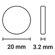 Kép 3/3 - Gombelem AGFAPHOTO Lithium CR2032 5 darabos
