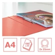Kép 2/2 - Gyűrűskönyv ESSELTE Colour Breeze A/4 42 mm 2 gyűrű karton korall