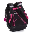 Kép 5/5 - Hátizsák OXY Next Butterfly fekete-pink