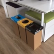 Kép 2/2 - Hulladéktároló karton szelektív 20 L műanyaghoz magyar felirattal