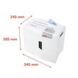 Kép 3/3 - Iratmegsemmisítő HSM Shredstar S10 csík 10 lap