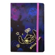 Kép 1/2 - Jegyzetfüzet vonalas COOLPACK Stitch Gold 1. A/5 80 lapos gumis