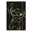 Kép 1/2 - Jegyzetfüzet vonalas COOLPACK Stitch Gold 3. A/5 80 lapos gumis
