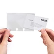 Kép 2/2 - Névjegykártyatartó betét szett DURABLE Visifix áttetsző 40 darabos