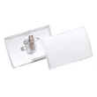 Kép 1/2 - Névjegykitűző DURABLE Click Fold 54x95 mm csiptetővel és tűvel átlátszó