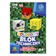 Kép 3/3 - Rajzlap ASTRA PAP 170 g A/4 10 íves színes szélű Pixel és Unicorn