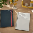 Kép 2/2 - Spirálfüzet vonalas LEITZ B/5 80 lapos Cosy Soft Touch keményfedeles bársonyszürke