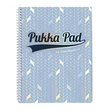 Kép 1/2 - Spirálfüzet vonalas PUKKA PAD A/4 100 lapos Glee világoskék