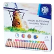 Kép 1/2 - Színes ceruza ASTRA hengeres fémdobozos 24 színű