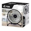 Kép 2/2 - Ventilátor asztali DYRAS FGD-4B 14 cm 5W 1 fokozat fekete