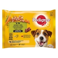 Állateledel alutasakos PEDIGREE Adult kutyáknak 4-pack csirke-marha válogatás 4x100 g Állateledel alutasakos PEDIGREE Adult kutyáknak 4-pack csirke-marha válogatás 4x100 g