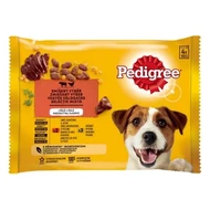 Állateledel alutasakos PEDIGREE Adult kutyáknak 4-pack marha-baromfi válogatás 4x100 g Állateledel alutasakos PEDIGREE Adult kutyáknak 4-pack marha-baromfi válogatás 4x100 g