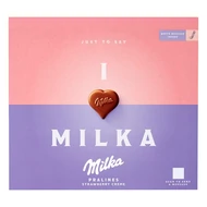 Csokoládé MILKA ILoveMilka epres krémtöltelékes 110 g