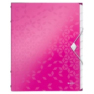 Előrendező LEITZ Wow A/4 PP 12 részes rózsaszín