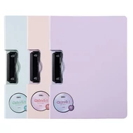 Felírótábla DELI Colorful A/4 PP fedeles fekvő vegyes pasztellszín