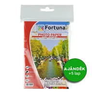 Fotópapír FORTUNA 10x15 inkjet fényes 255 g 50 lapos