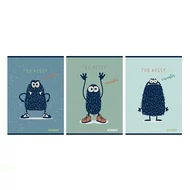 Füzet sima STREET A/5 54 lapos Monsters