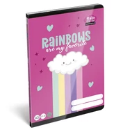 Füzet kockás LIZZYSULI A/5 32 lapos 27-32 Lollipop Rainbow