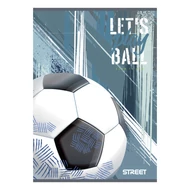 Füzet sima STREET A/4 54 lapos Football
