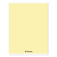 Füzet vonalas FORTUNA Monocolor A/4 32 lapos 81-32 pasztell sárga