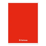 Füzet vonalas FORTUNA Monocolor A/5 32 lapos 21-32 4-8.osztályos piros