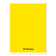 Füzet vonalas FORTUNA Monocolor A/5 32 lapos 21-32 4-8.osztályos sárga