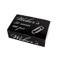 Gemkapocs WEBER`S 50mm nikkel 100 darabos