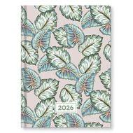 Határidőnapló VECTRALINE Color flexi leaves B/6 napi fehér lapos 2026.