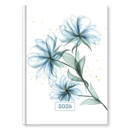 Határidőnapló VECTRALINE Mystic Blue secret A/5 heti fehér lapos 2026.