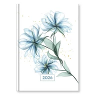 Határidőnapló VECTRALINE Mystic Blue secret A/5 napi fehér lapos 2026.