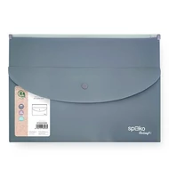 Irattasak SPOKO ReLeaf PP A/4 cipzáras és A/5 patentos SoftTouch szürke