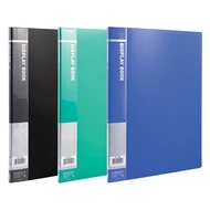 Iratvédő mappa DELI A/4 10 zsebes PP vegyes színekben