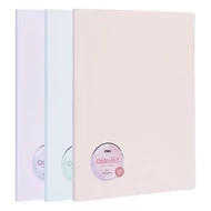 Iratvédő mappa DELI Colorful A/4 20 zsebes PP vegyes pasztell színekben