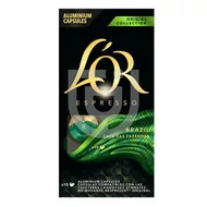 Kávékapszula L`OR Brasil Nespresso kompatibilis 10 kapszula/doboz