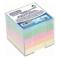 Kockatömb színes DONAU 9,2x9,2 cm tartóban nem ragasztott pasztell Kockatömb színes DONAU 9,2x9,2 cm tartóban nem ragasztott pasztell