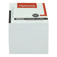 Kockatömb fehér OPTIMA 9x9x9 cm ragasztott Kockatömb fehér OPTIMA 9x9x9 cm ragasztott