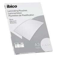Lamináló fólia IBICO A/3 303x426mm 75-80 mikron fényes 100/dob