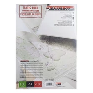 Lamináló fólia OPUS A/4 216x303mm 100 mikron fényes 100/dob