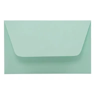 Névjegyboríték színes KASKAD enyvezett 70x105mm 65 zöld 50 darabos