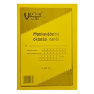 Nyomtatvány munkavédelmi oktatási napló VECTRALINE A/4 álló 20 lapos